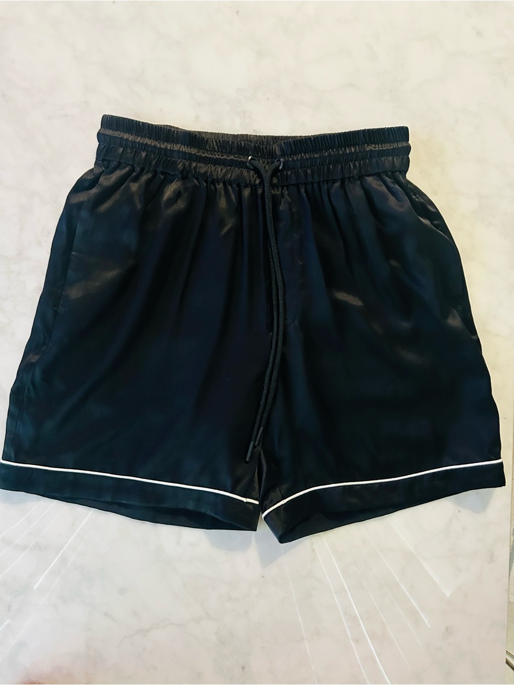 New Feature Jean Silk Shorts